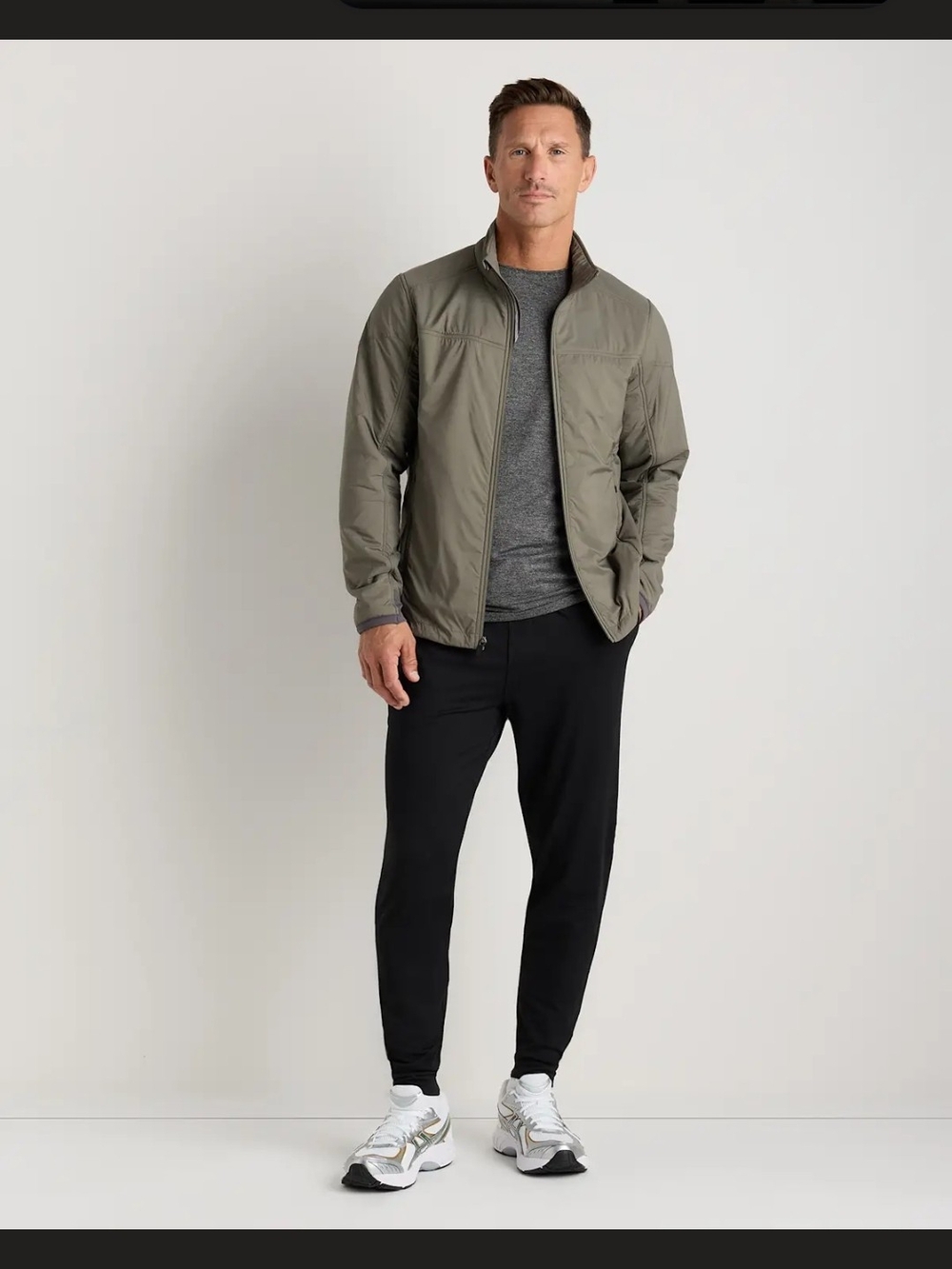 Quince NWT Men's Lightweight Olive Jacket - Casual Zip-Up